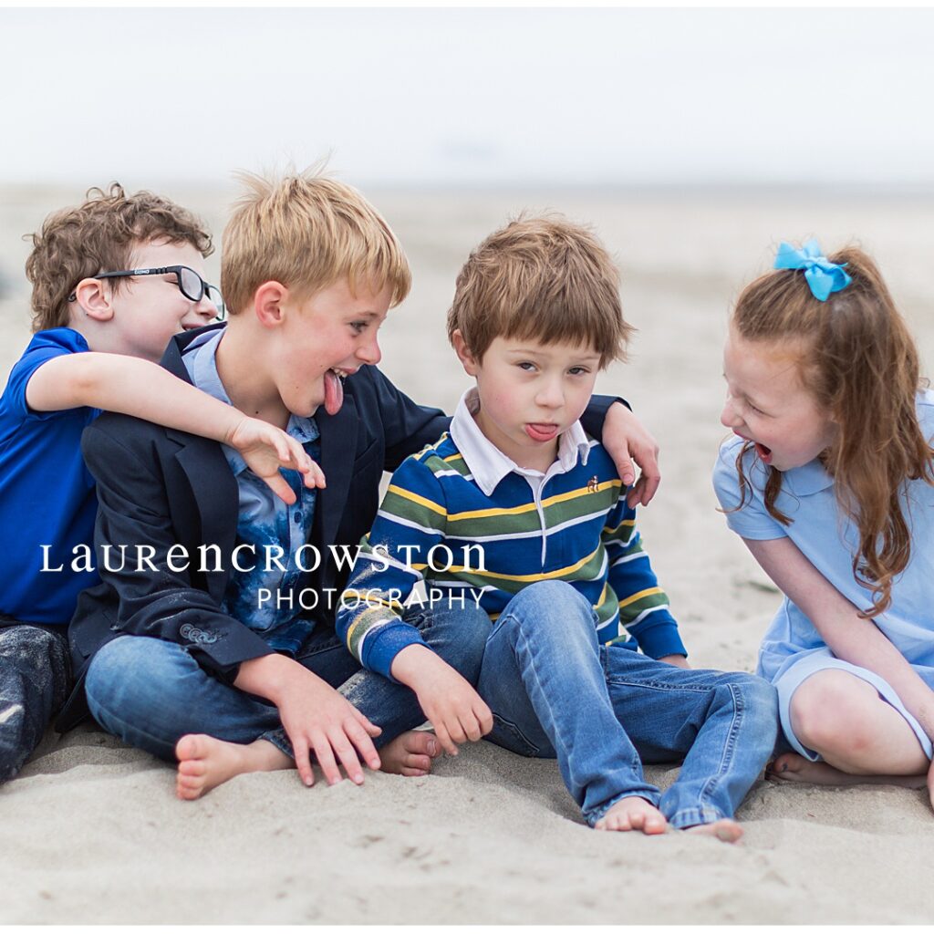 Neskowin beach family photo session