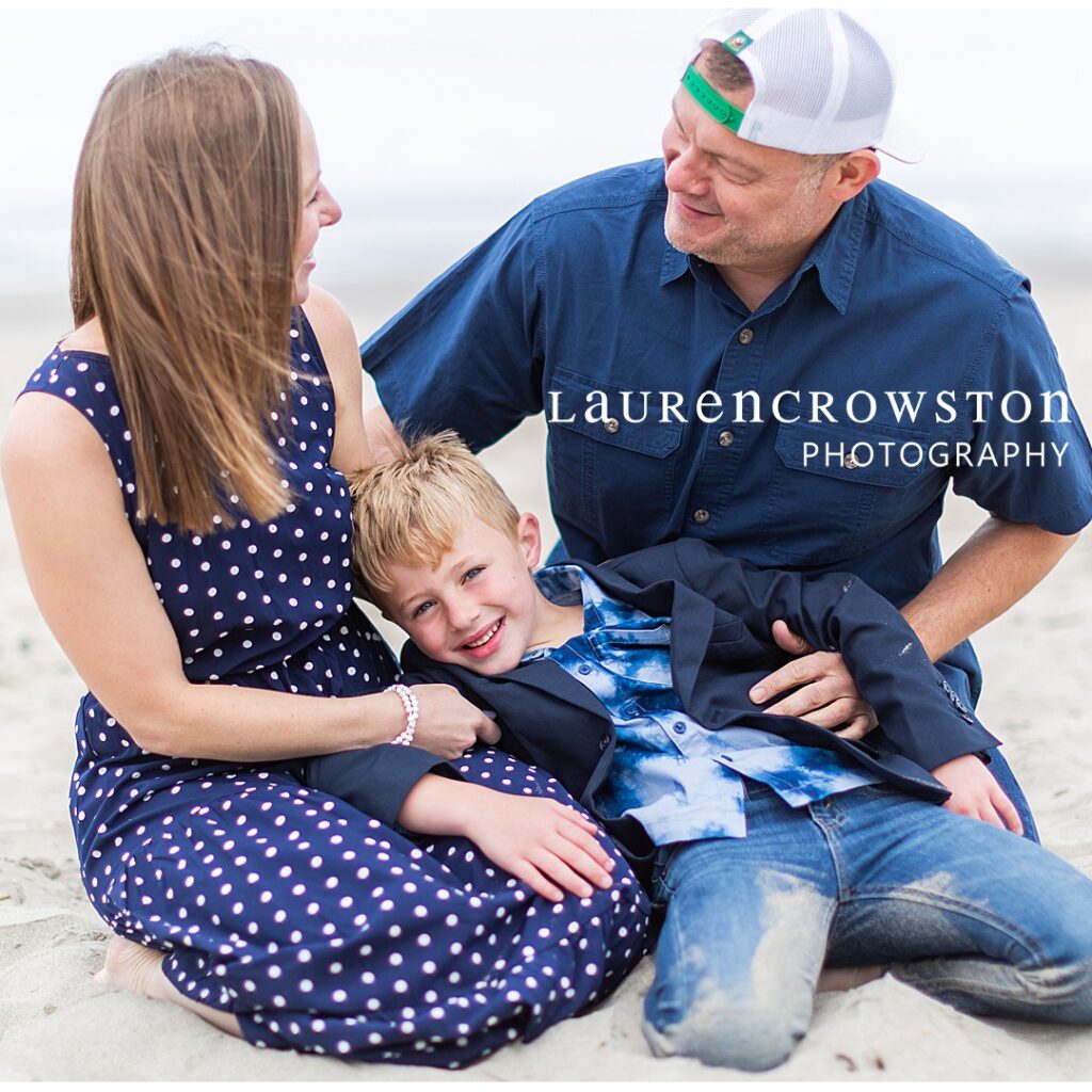 Neskowin beach family photo session
