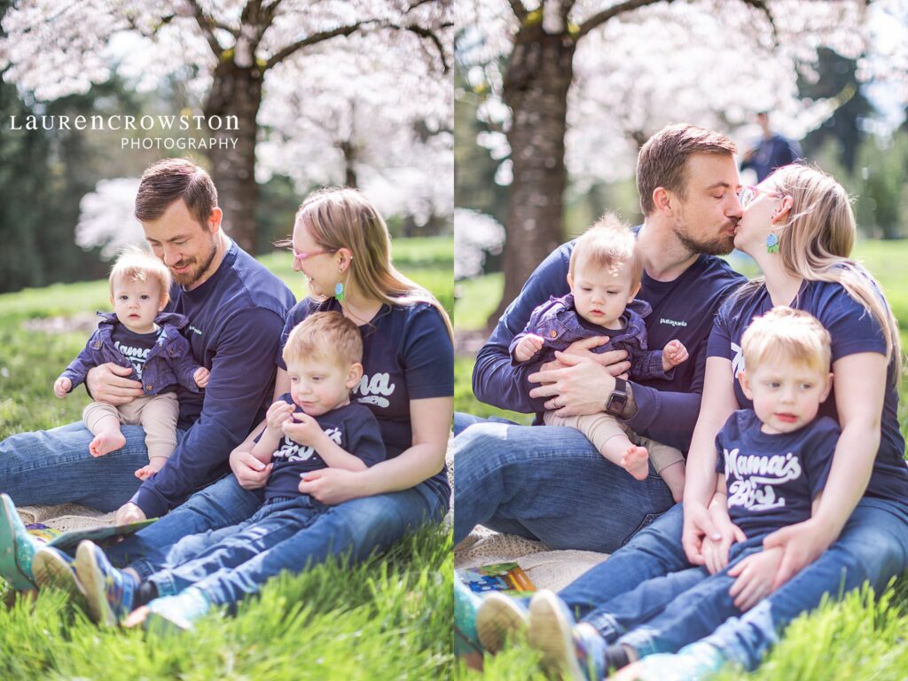Hillsboro and Beaverton park offering spring mini sessions with cherry blossoms
